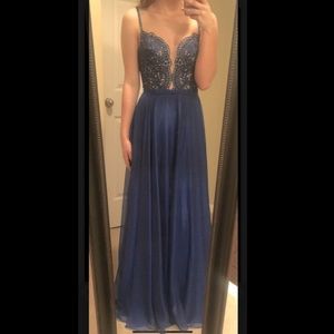 Navy Prom Dress $100 OBO